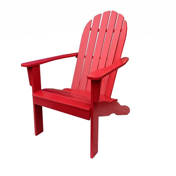 Wood Outdoor Adirondack Chair - Overstock - 36117453