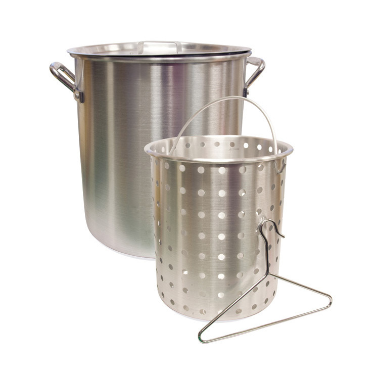 Camp Chef Aluminum Pot with Basket