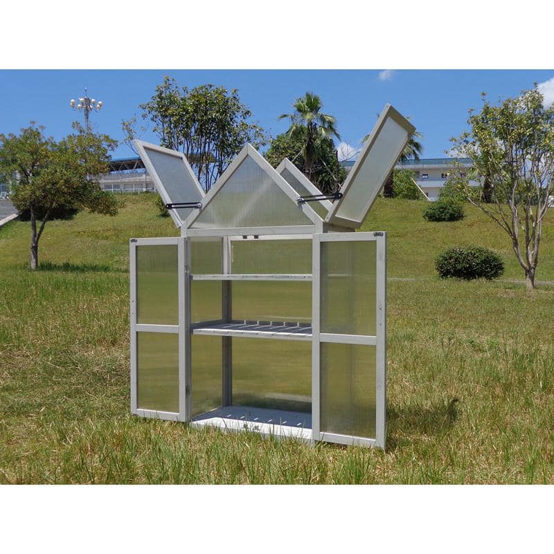 52 in.H Mini Greenhouse Kit - Small Green House Plant Stand Indoor Green Houses for Outside Tiered Plant Stand MM-W21966788