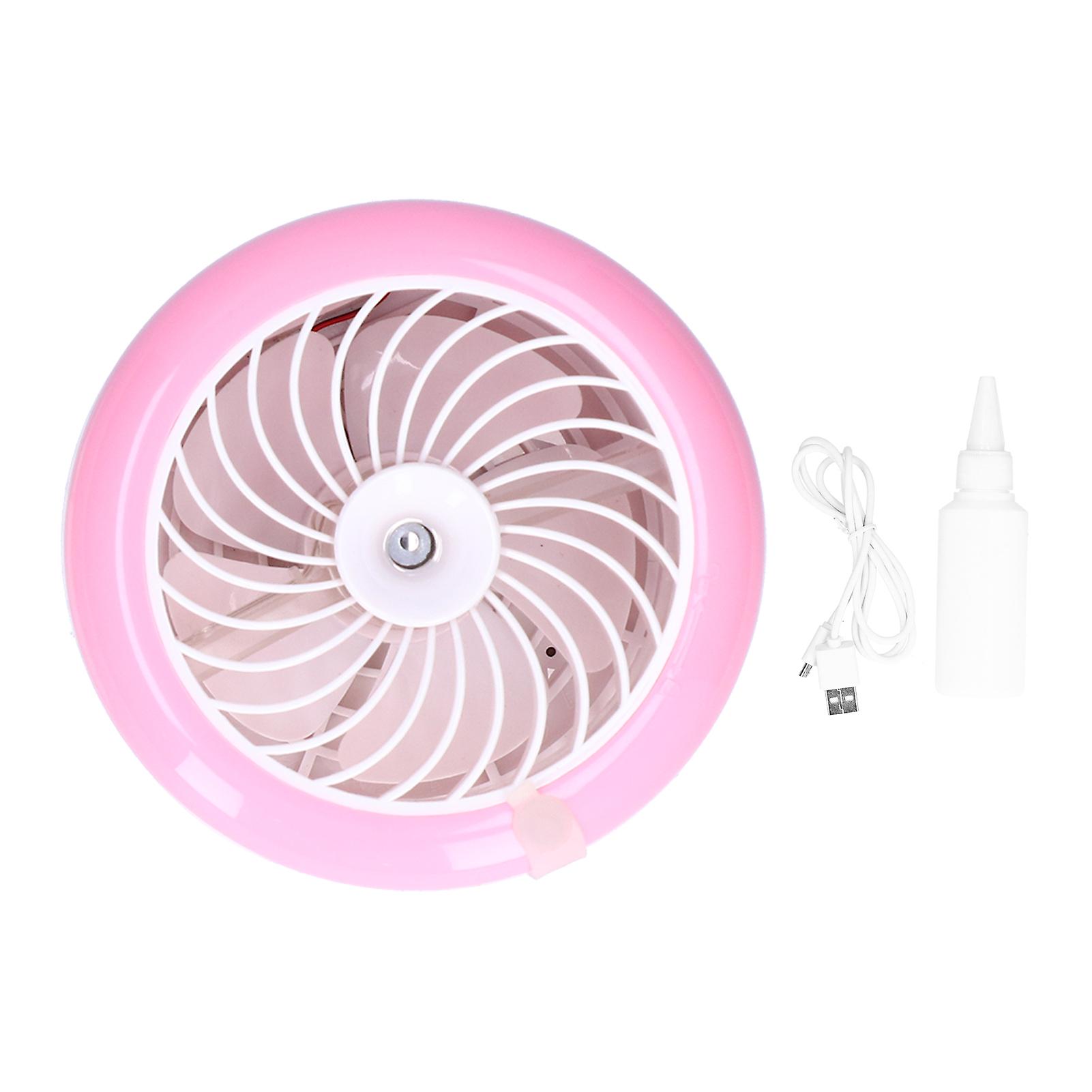 Desktop Humidifying Electric Fan Foldable Water Spray Mist Fan USB Charging for Home Office