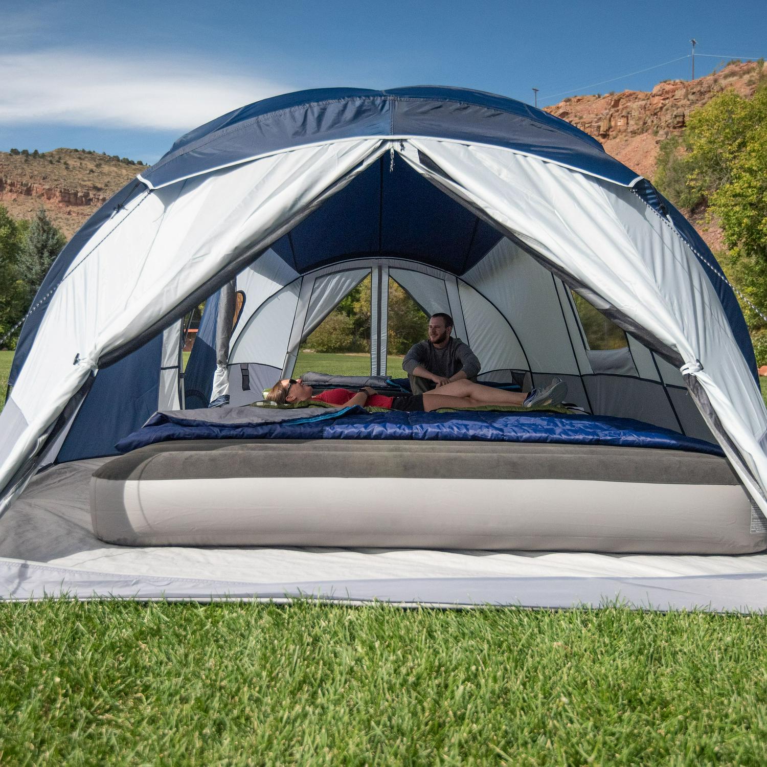 Ozark Trail 10-Person Cabin Tent， with 3 Entrances