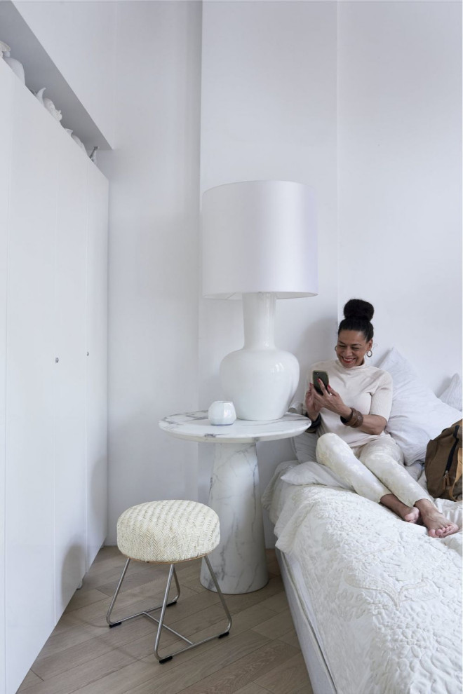 White Marble Side Table  Pols Potten Disc   Contemporary   Side Tables And End Tables   by Luxury Furnitures  Houzz