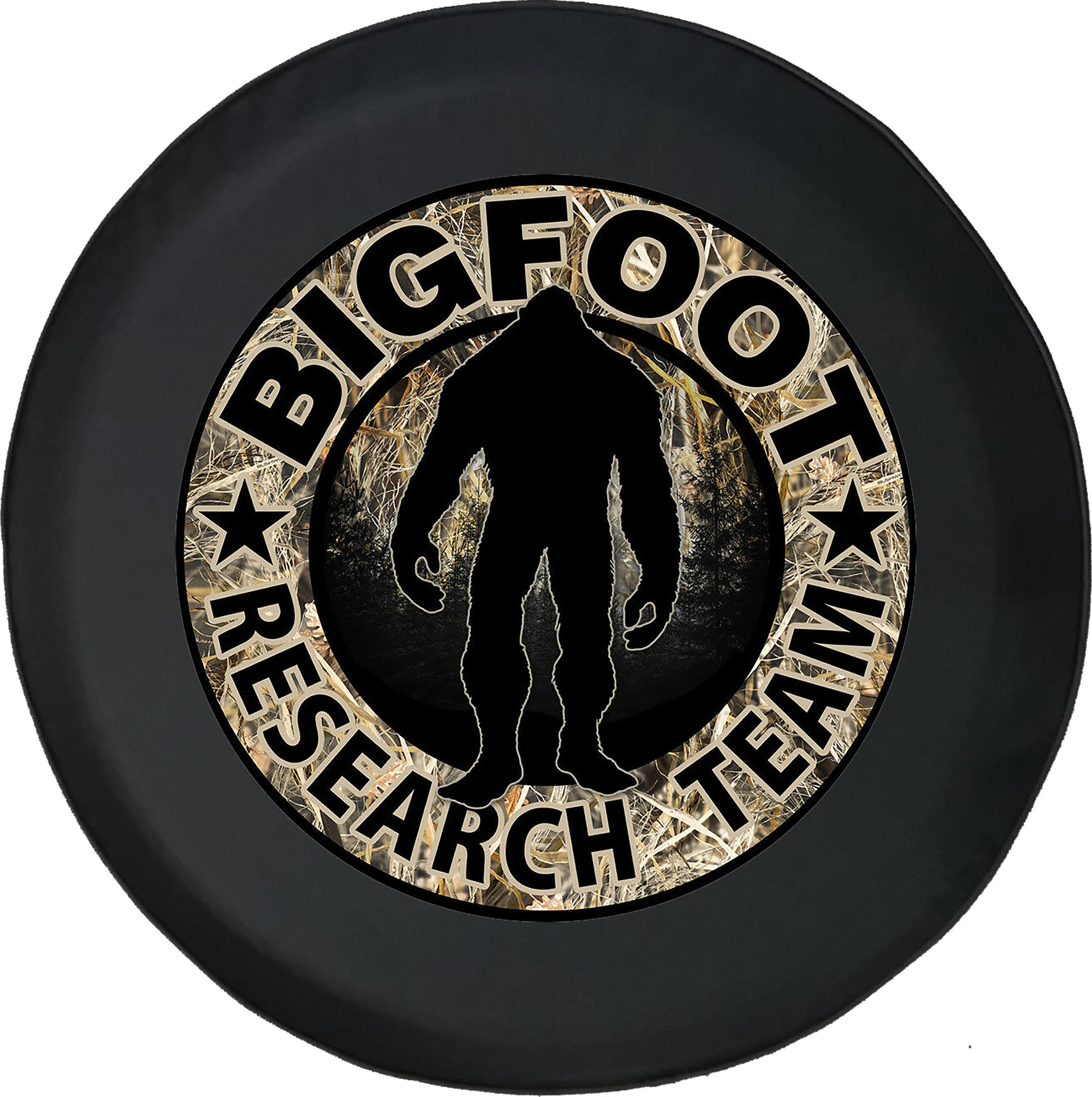 Black Tire Covers - Tire Accessories for Campers， SUVs， Trailers， Trucks， RVs and More | Bigfoot Sasquatch Team Black 28 Inch