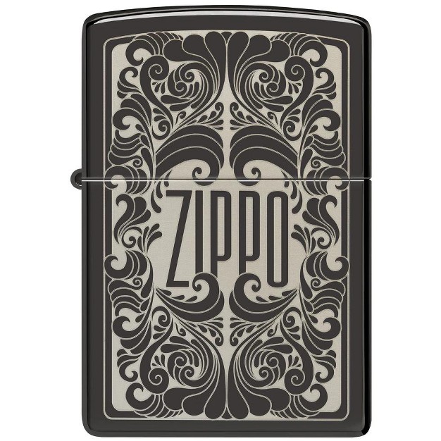 Zippo Laser Engraved Design Windproof Lighter