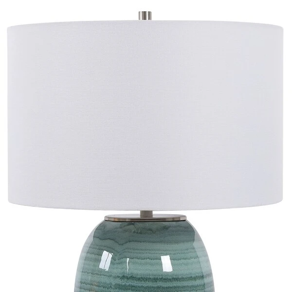 Uttermost Caicos Teal Table Lamp