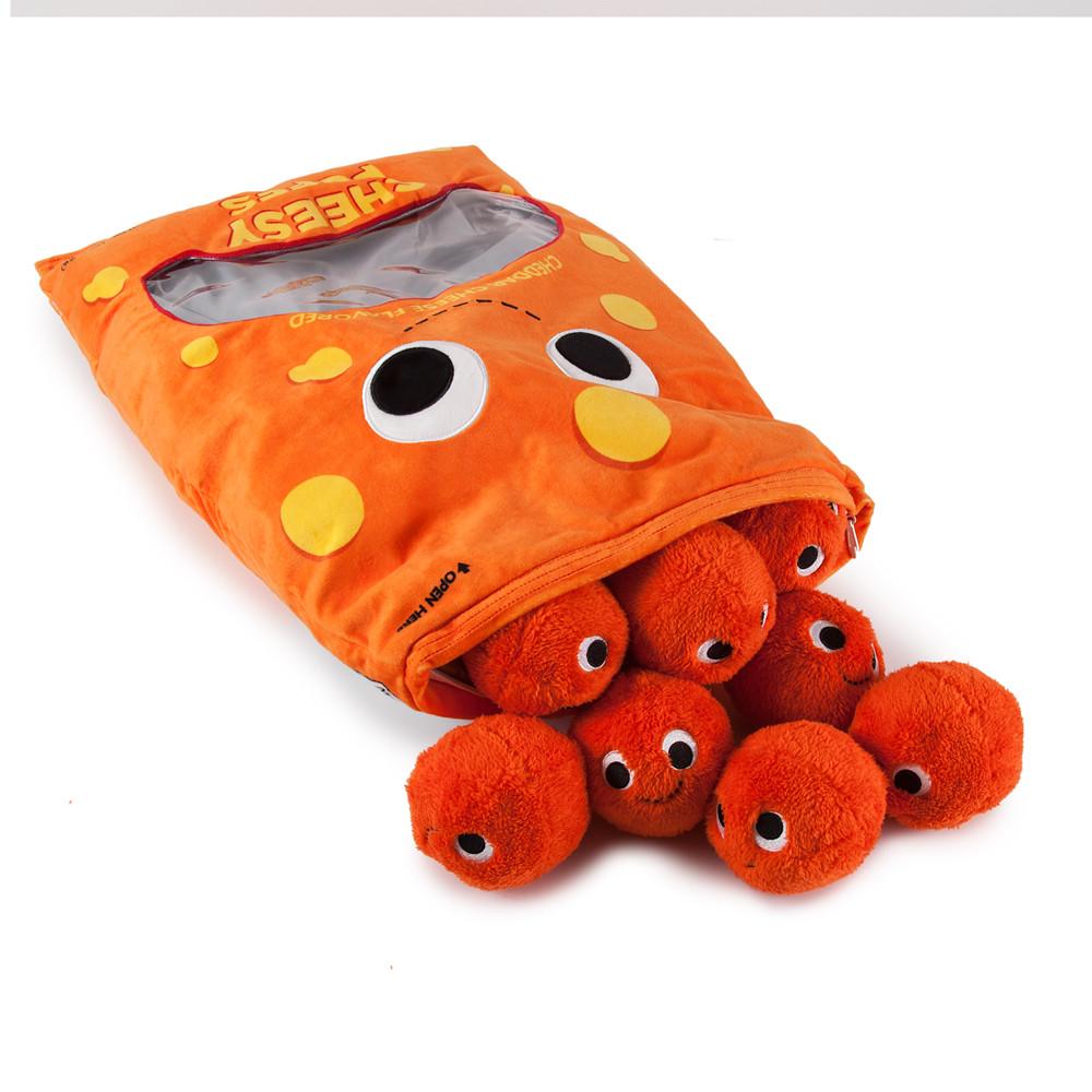 Yummy World XL Cheesy Puffs Interactive Food Plush