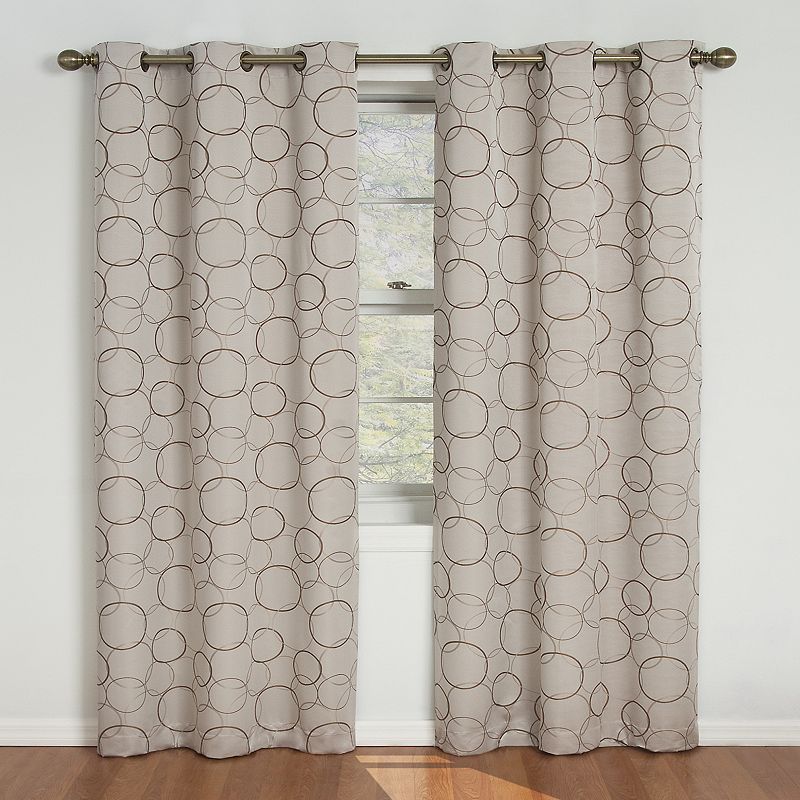 eclipse Meridian Blackout 1-Panel Window Curtain