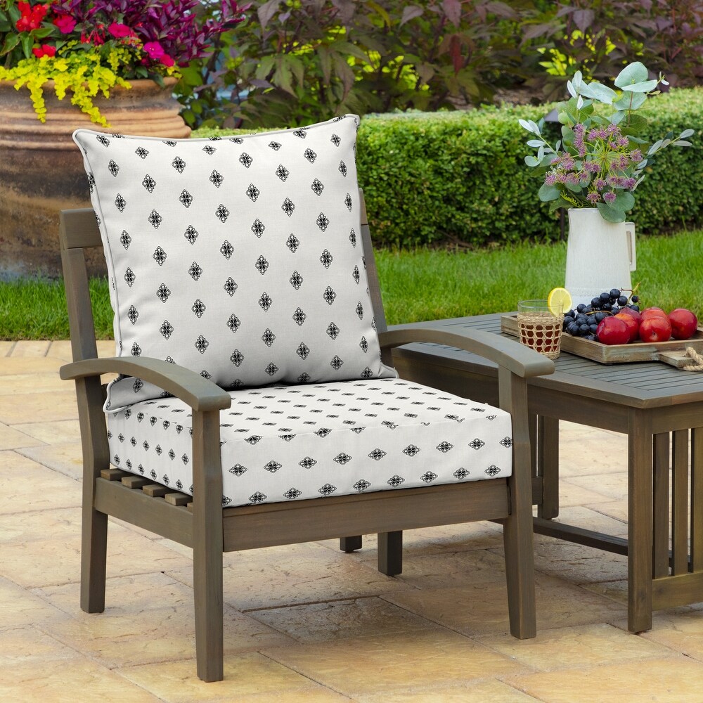 Arden Selections Outdoor 24 x 24 in. Deep Seat Set