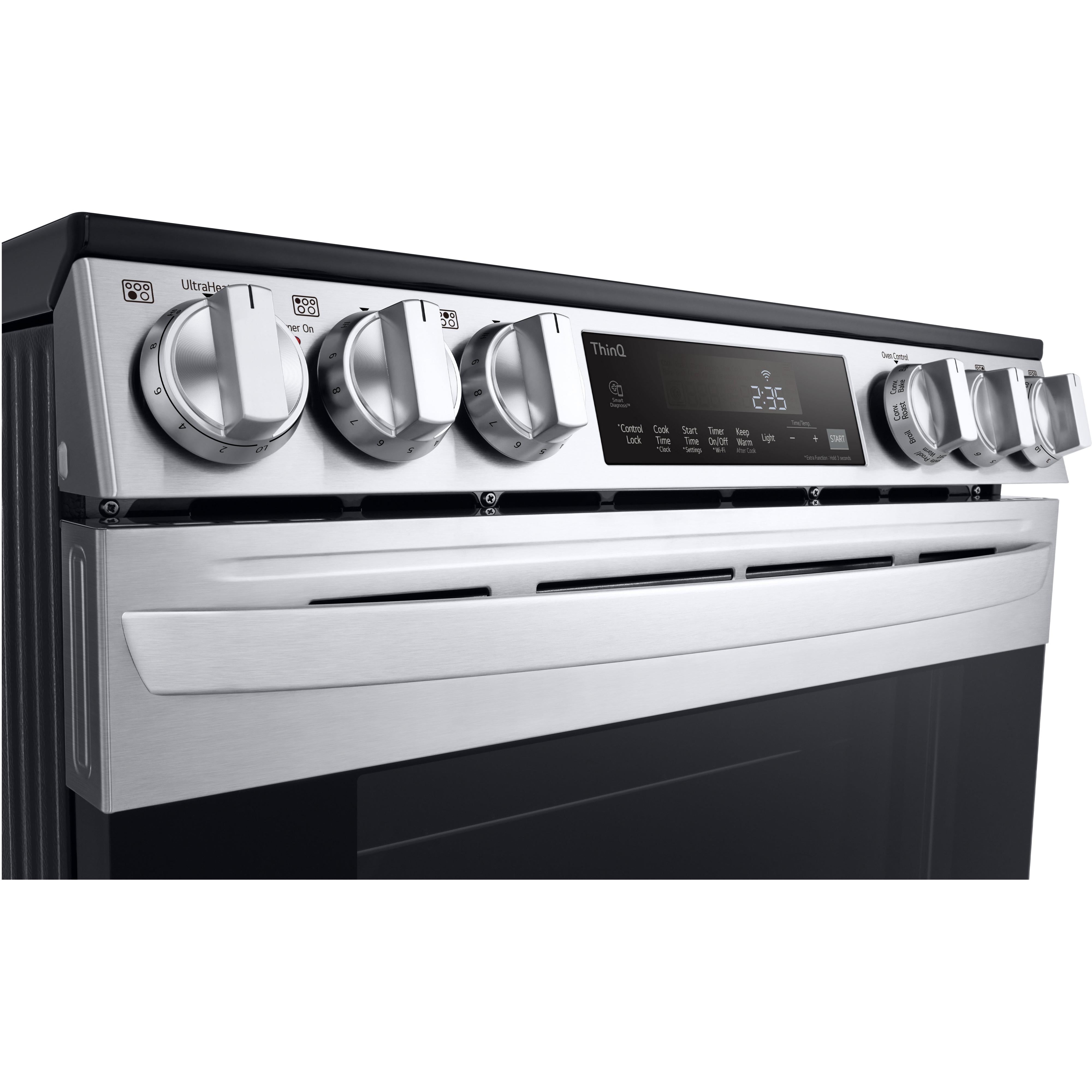 LG 30-inch Slide-in Electric Range with Air Fry Technology LSEL6333F