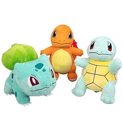 Pokémon Plush Starter 3 Pack - Charmander， Squirtle and Bulbasaur 8