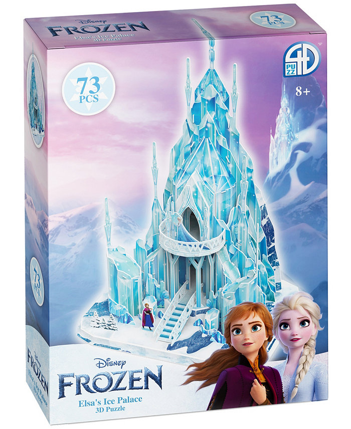 University Games 4D Cityscape Disney Frozen Elsas Ice Palace 3D Puzzle  73 Pieces