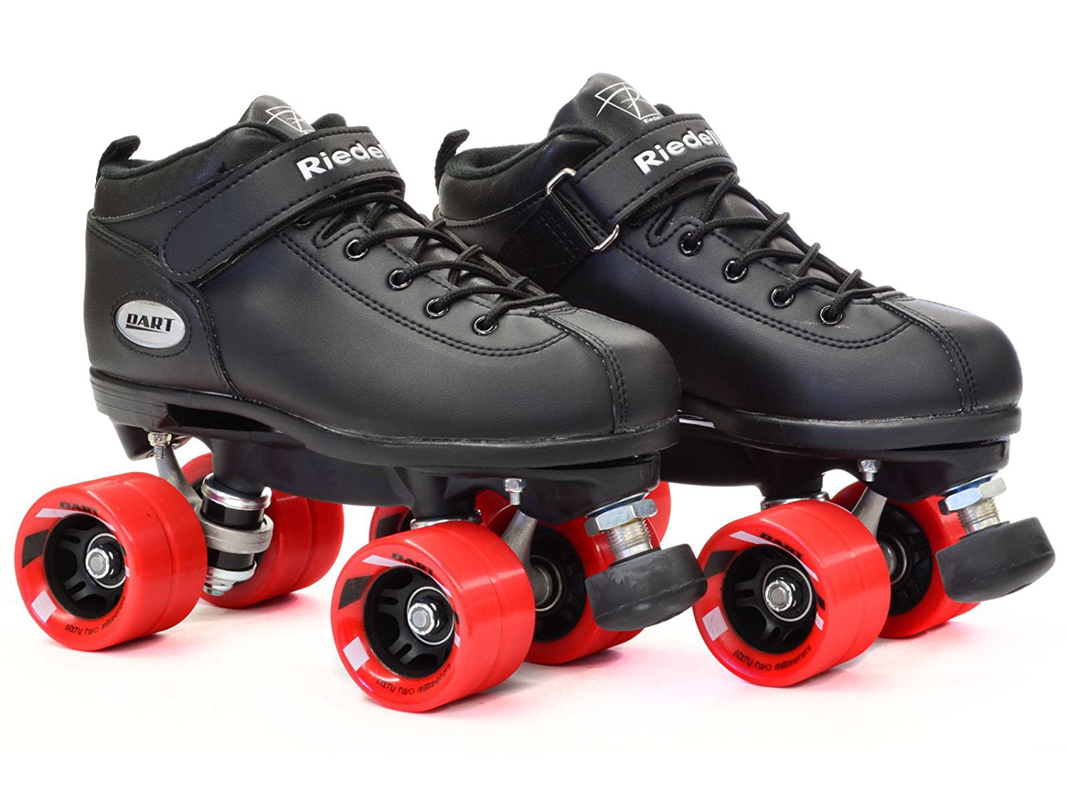 Riedell Quad Roller Skates - Dart- Zebra, Solid Colors