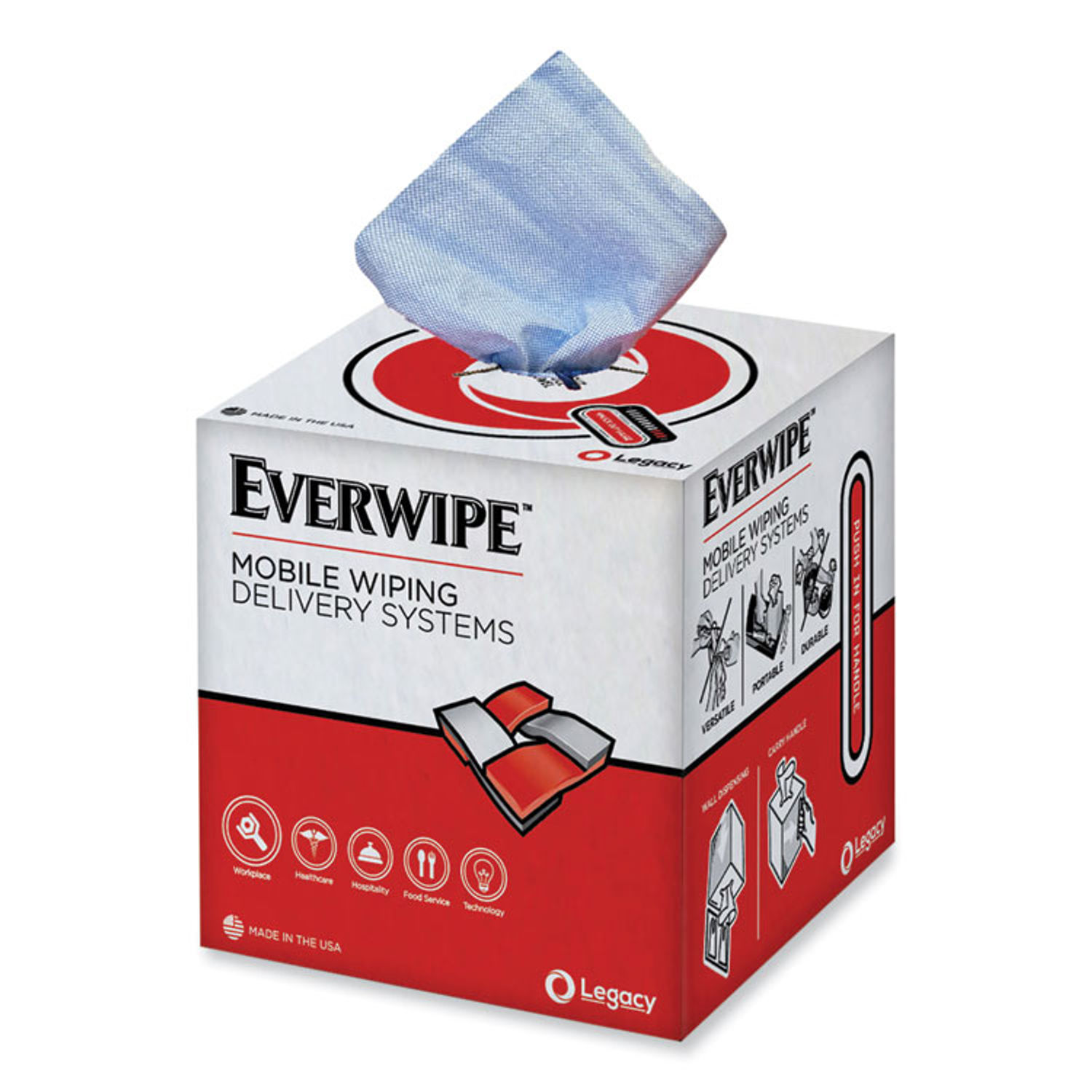 Heavyweight Blue Wiper by Everwipeandtrade; LEY40441