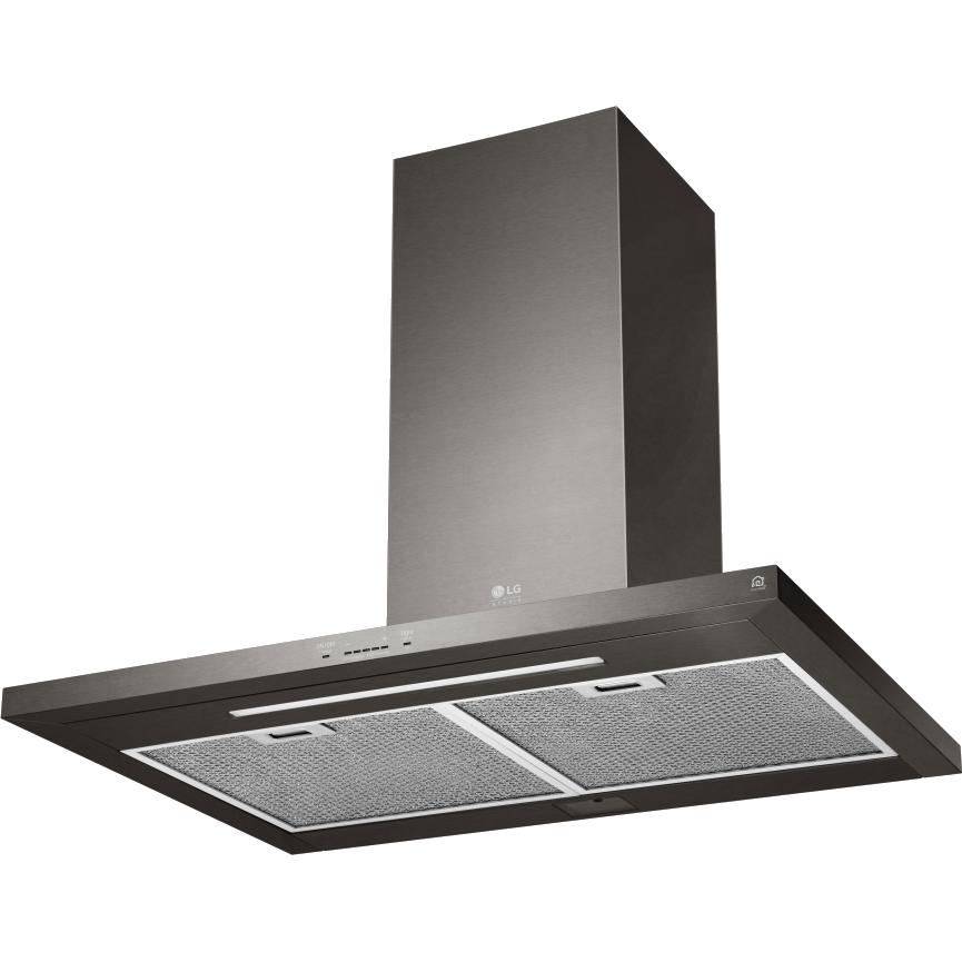 LG 30-inch Wall Mount Range Hood with Wi-Fi LSHD3089BD