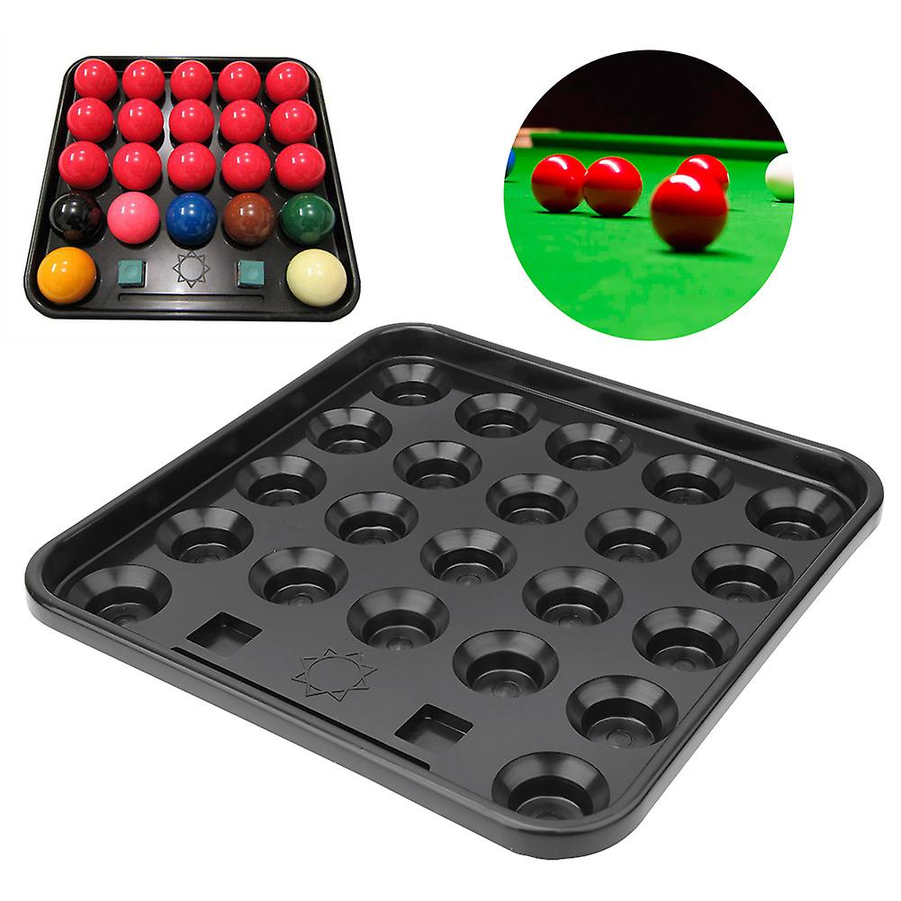 Plastic Durable Snooker Pool Table Storage Holder 22 Ball Tray Box Billiards Supplies Accessories