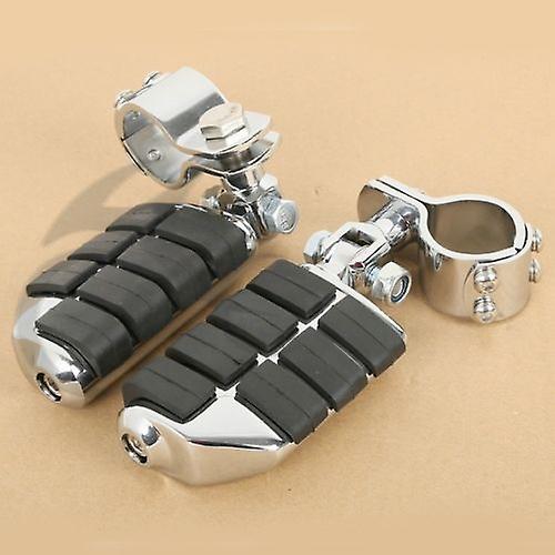 Born Pretty Chrome Foot Rests Footpegs For Harley Yamaha Roadstar Xv1700 Honda Goldwing Gl1500 Gl1100 Gl1200 25mm 30mm 35mm Motorcycle