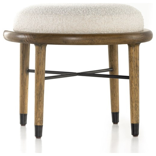 Elvin Ottoman   Midcentury   Footstools And Ottomans   by Rustic Home Furniture Deco  Houzz