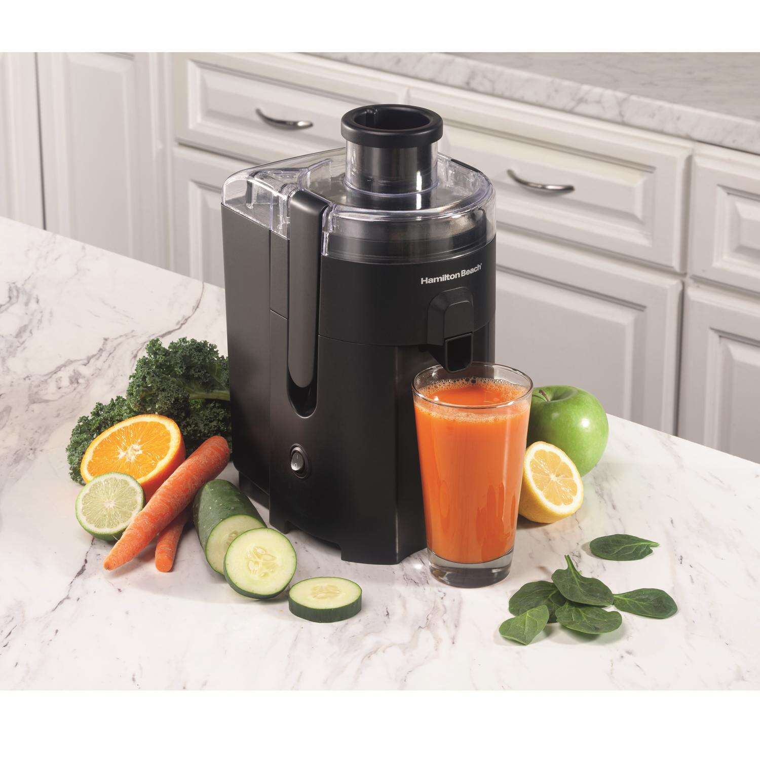 Hamilton Beach HealthSmart Black Plastic 12 oz Juice Extractor