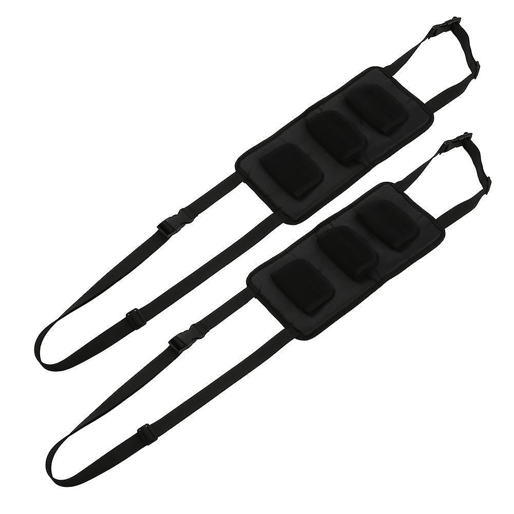 Multifunctional Vehicle Seat Fishing Rod Holder Set Hook And Loop Strap Webbing Oxford