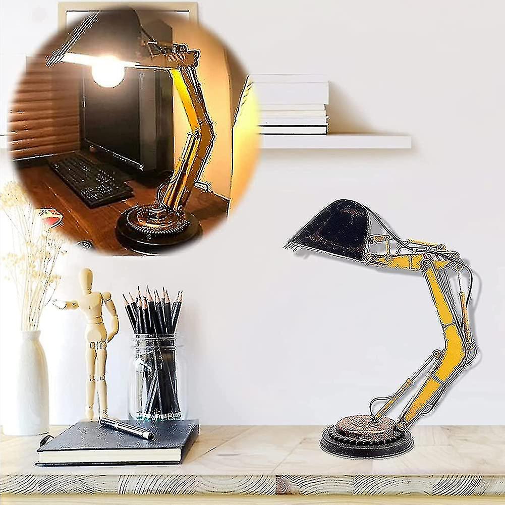 2023 - Digger Desk Lamp Movable Table Lamp Led - Unique Excavator Desk Lamp Decoration， Industrial Style