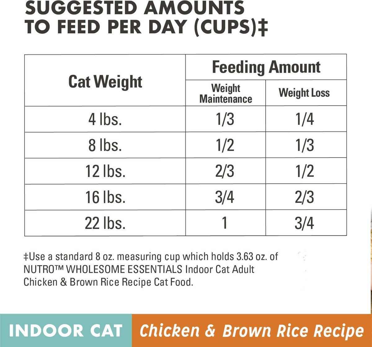 Nutro Wholesome Essentials Indoor Chicken and Brown Rice Recipe Adult Dry Cat Food