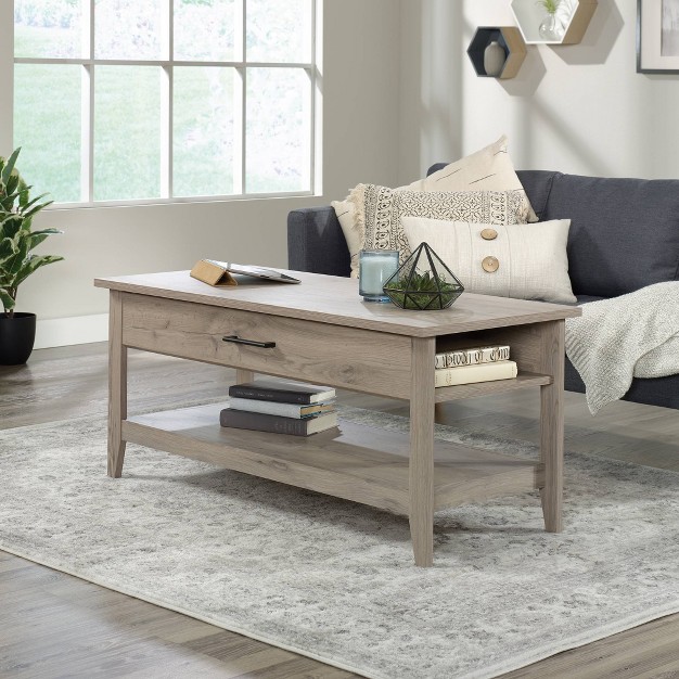 Summit Station Lift Top Coffee Table Laurel Oak Sauder