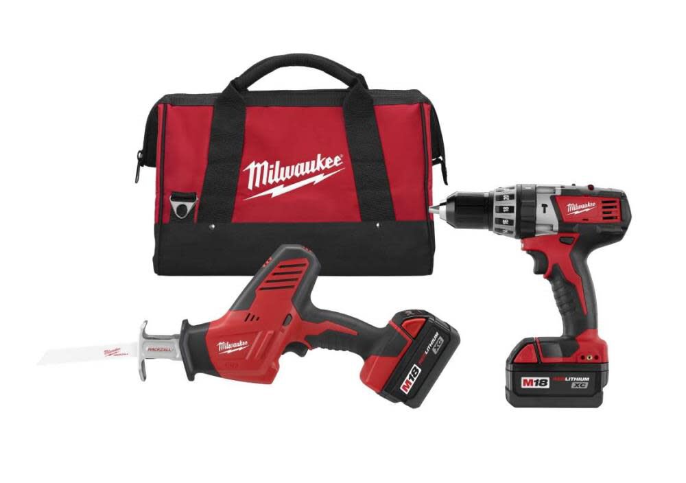 Milwaukee M18 Cordless 2 Tool Combo Kit 2695-22 from Milwaukee