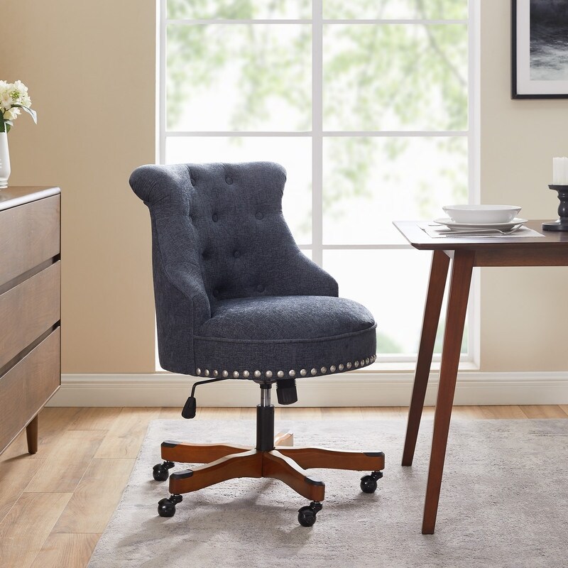 Pamela Tufted Swivel Office Chair