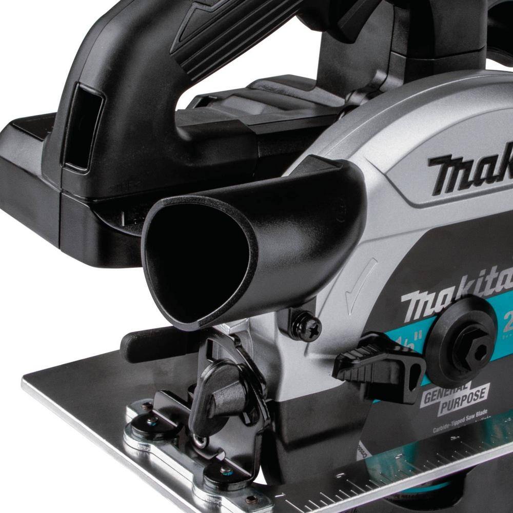 Makita 18V LXT Sub-Compact Lithium-Ion Brushless Cordless 6-12 in. Circular Saw AWS Capable (Tool-Only) XSH05ZB