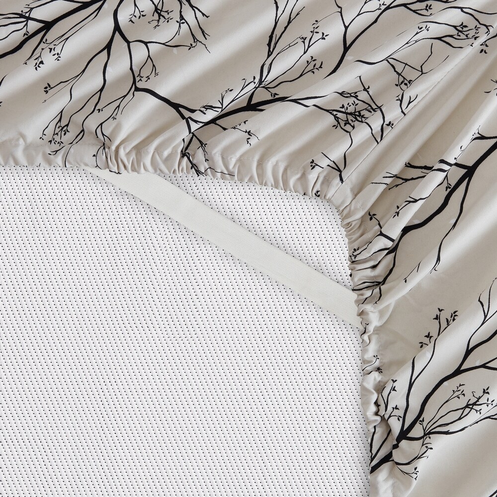 Nestl Printed Sheet Set   Ultra Soft Deep Pocket Bed Sheets