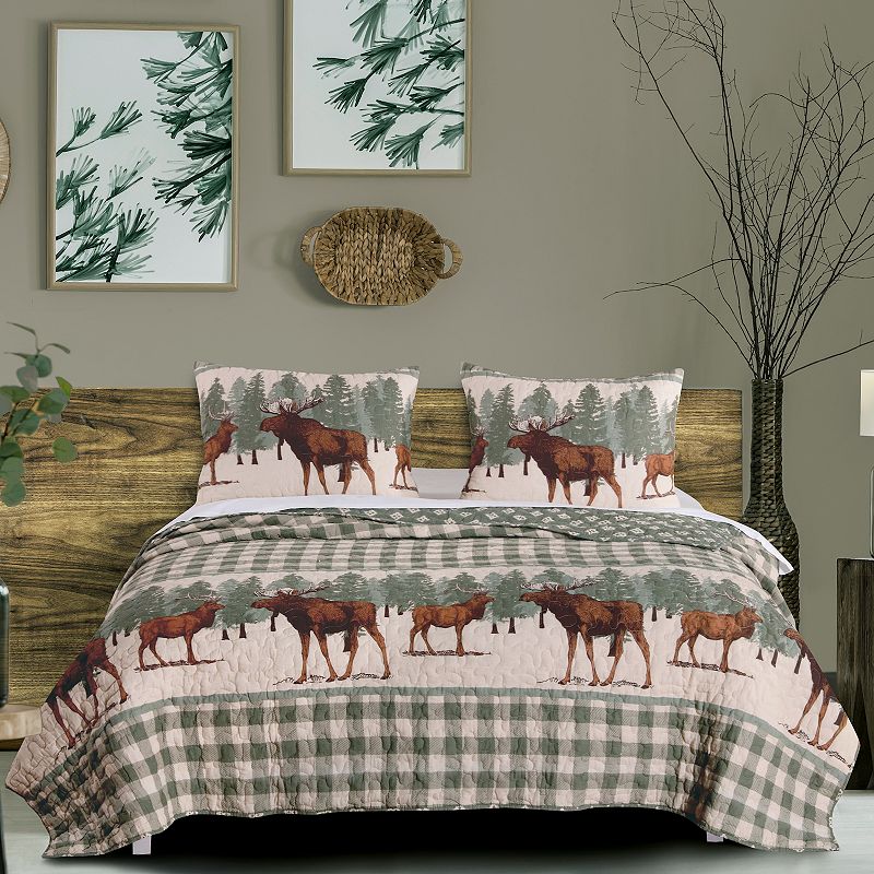 Greenland Home Moose Creek Quilt Set