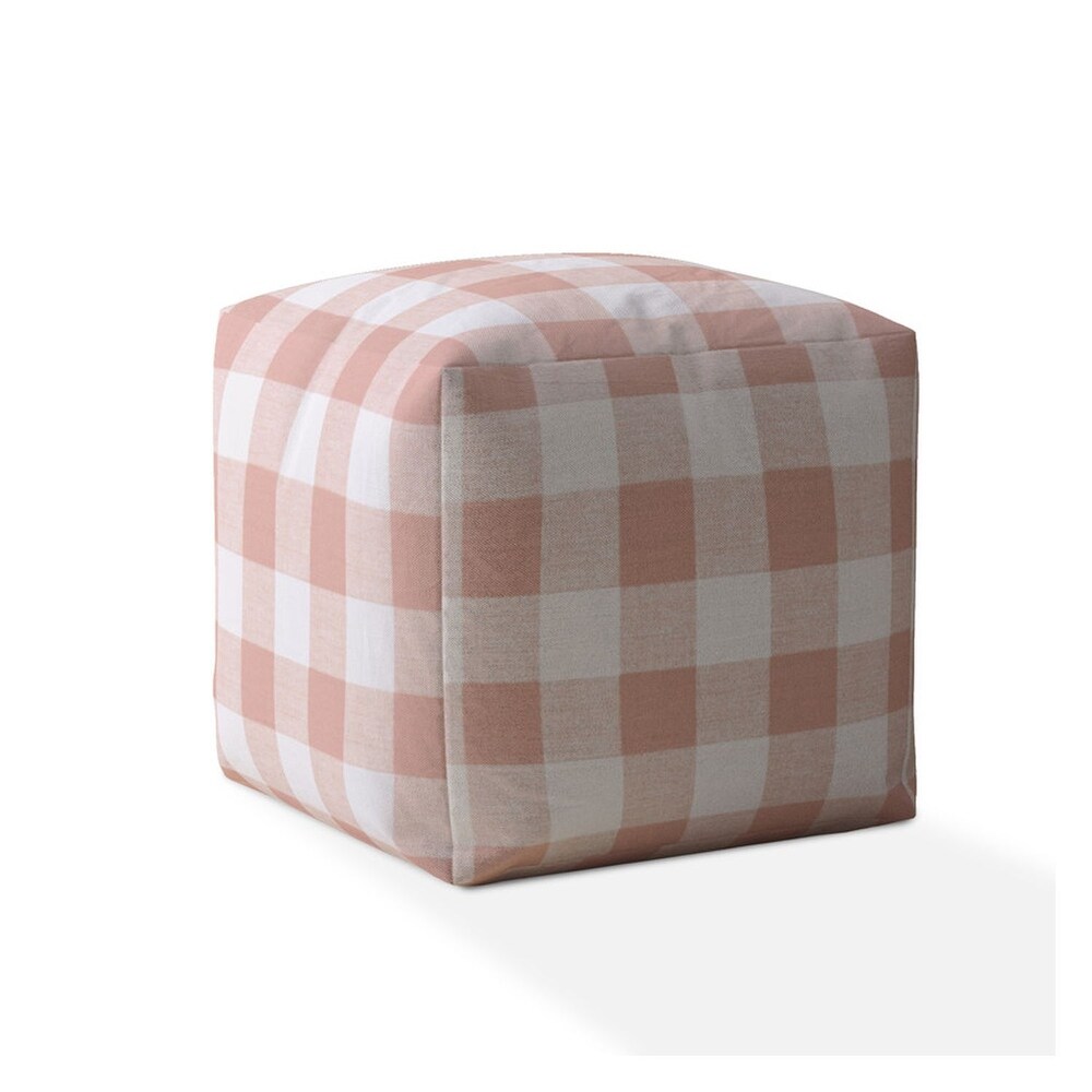 Joita Indoor Andy Square Zipper Pouf Cover Only 17\