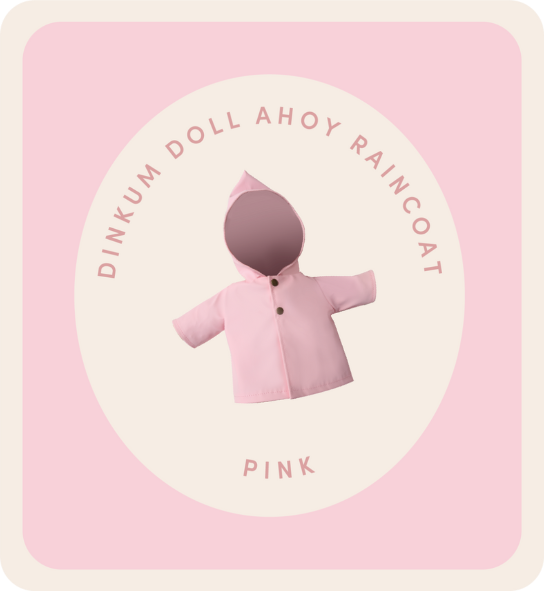 Dinkum Doll Rainy Play Outfit - Pink by Olli Ella