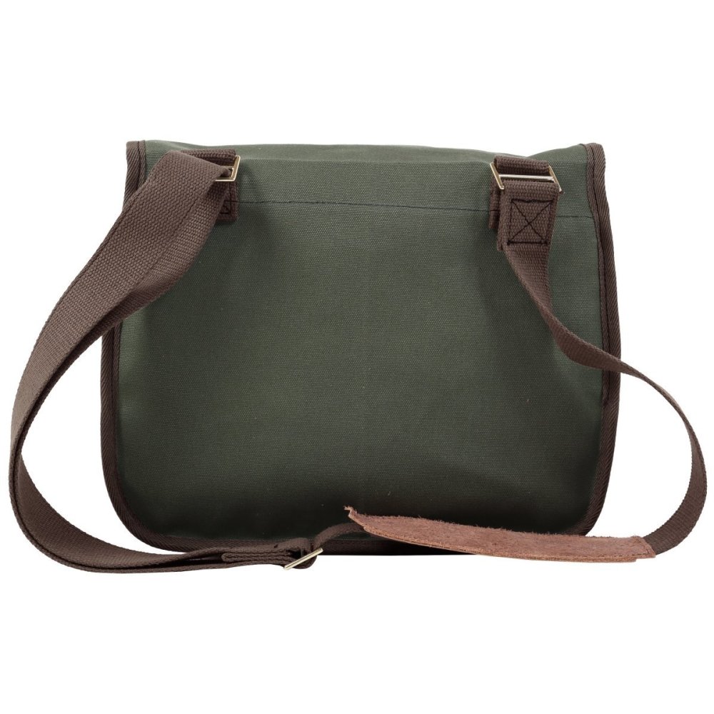 11 Liters Capacity Olive Drab Field Satchel ;