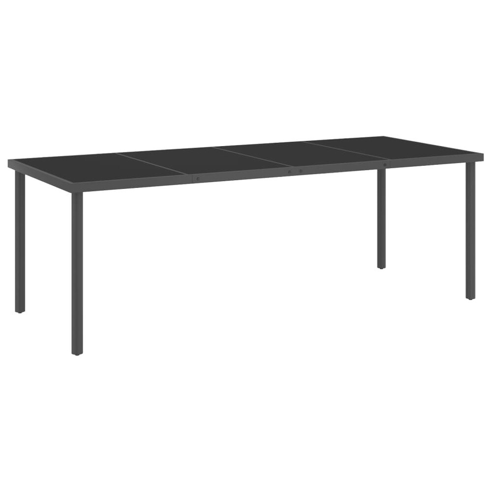 vidaXL Patio Dining Table Anthracite 86.6\