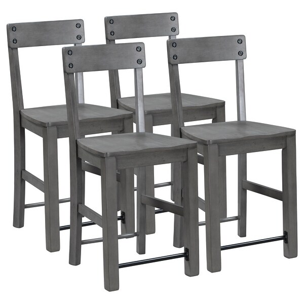 Dining Room Chairs with Ergonomic Design， Set of 4