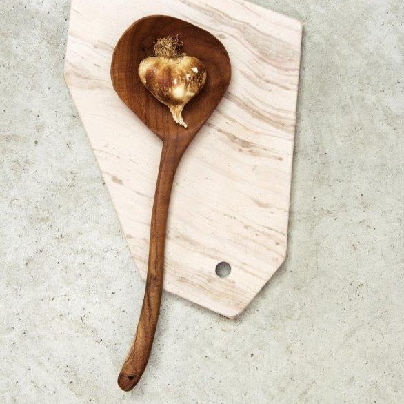 Wooden ladle organic shape