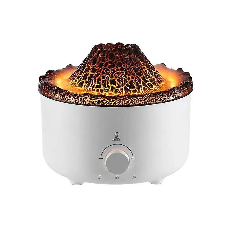 Lava Volcano Air Humidifiers Essential Oil Diffuser With Ambient Light Essential Oil Diffuser Aroma Diffuser For Bedroom Office