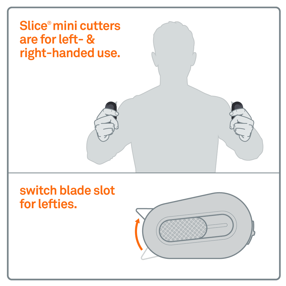 Slice Mini Cutter Black/Green Auto Retractable Zirconium Oxide