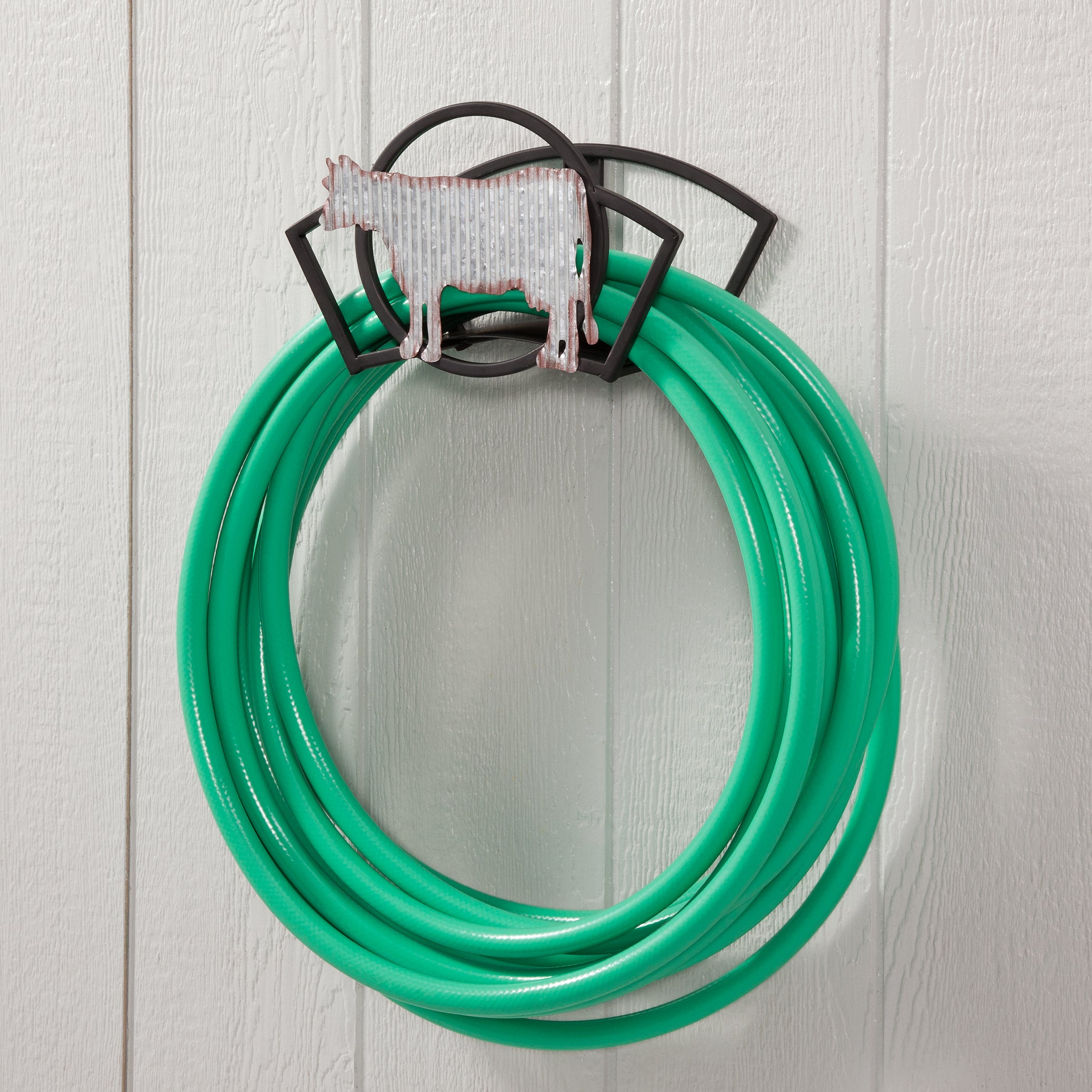 Liberty Garden 125' Galvanized Cow Hose Hanger