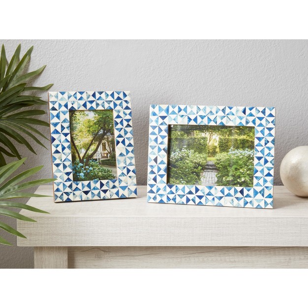 Saro Lifestyle Abstract Geometric Photo Frame