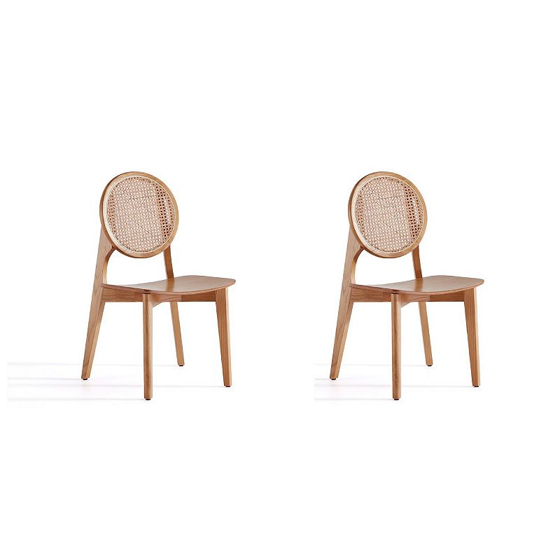 MANHATTAN COMFORT Versailles Round Dining Chair 2-piece Set