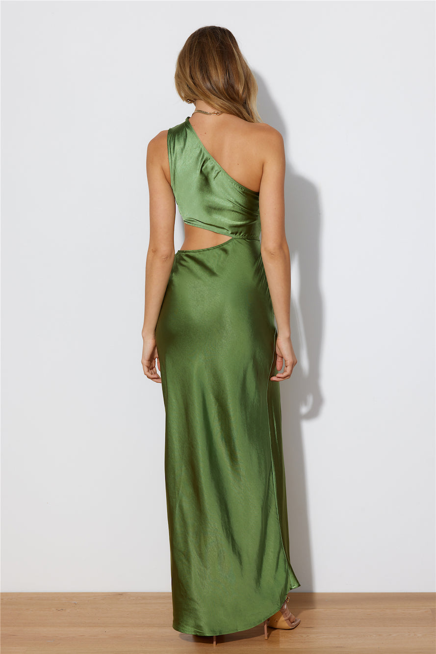 Poker Faced Maxi Dress GREEN