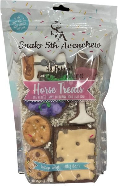 Snaks 5th Avenchew You Can't Sip With Us Horse Treats， 10-oz bag