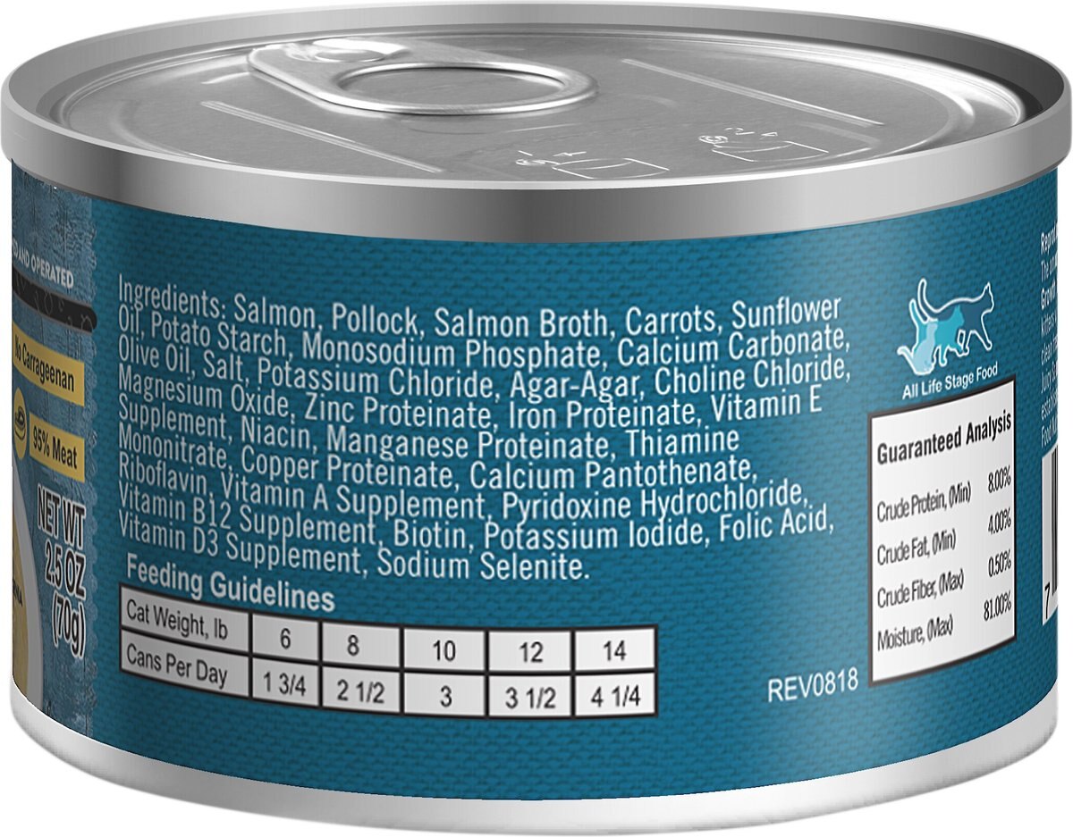 Lotus Just Juicy Salmon and Pollock Stew Grain-Free Canned Cat Food