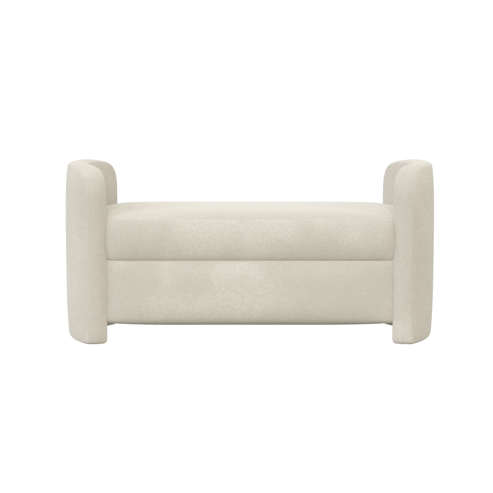 Leven Upholstered Bench with Arms