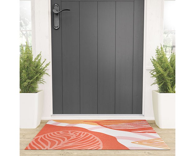 Sunshinecanteen Just Peachy Looped Vinyl Welcome Mat Society6