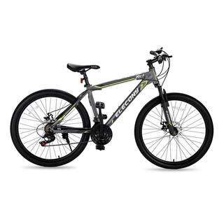 24 in. Aluminum Adult Mountain Bike with 21 Speed Gray CUU110649714