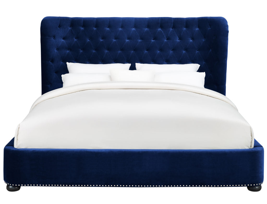 Finley Velvet Bed in Queen