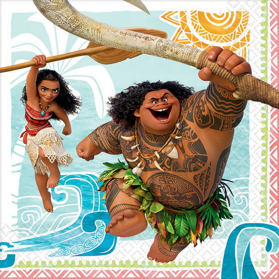 Amscan 257825 Moana Lunch Napkin (16 Count)   NS3